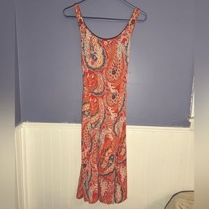 NWOT Banana Republic paisley midi dress